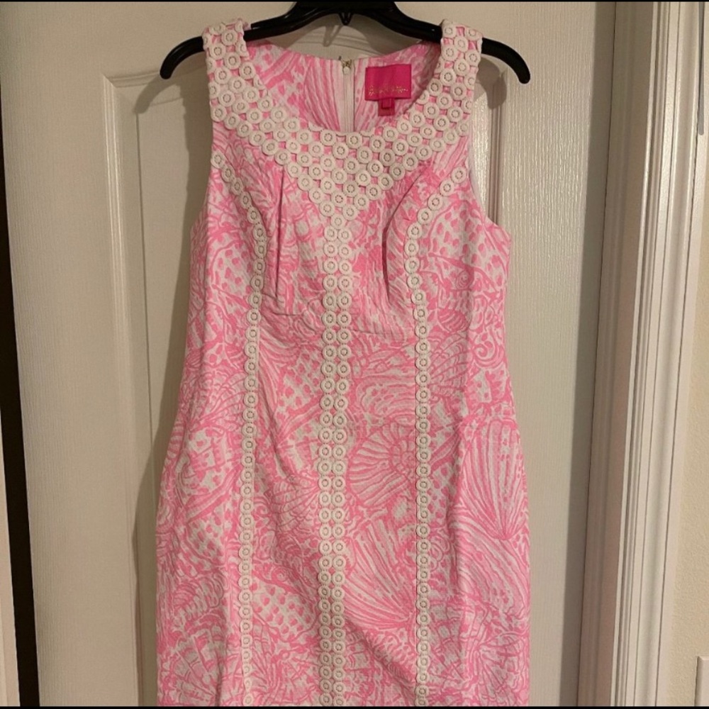 NEW Lily Pulitzer Pink and White Dress